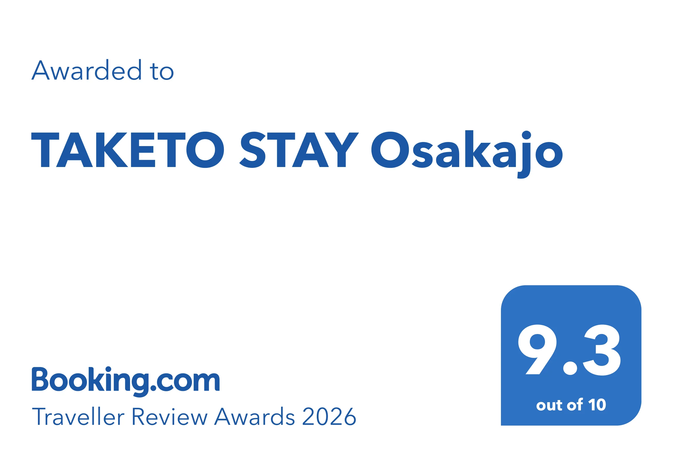 Traveller Review Awards 2026